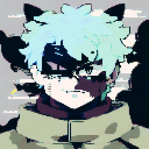 Hatake Kakashi with a black cat with yellow eyes in between towering, snowy mountains