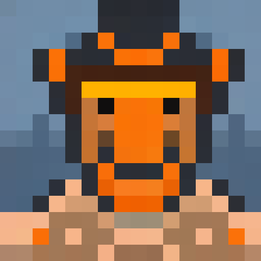 friendly, cute but still scary, jack o lantern, game asset, 16x16, pixel art, player