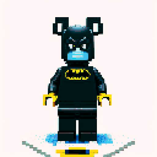 batman lego pixel 