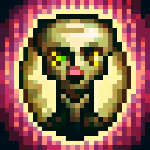 Realistic white rapper with golden teeth