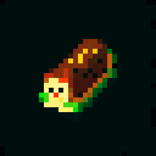 pixel art 2d wood log