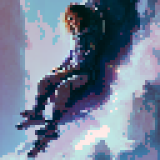 A girl swinging on trees in forest waterfall cute animals 