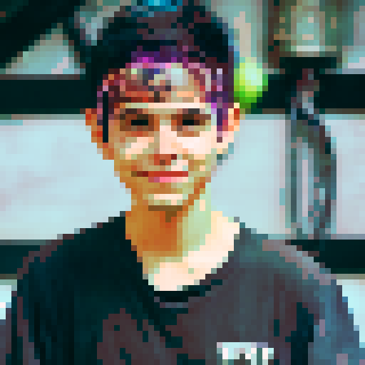 Messy-haired, bespectacled, and robed, a young wizard-in-training with a mischievous smile stands in a magical forest, wand at the ready, surrounded by fantastical creatures like unicorns and dragons, all in the style of Harry Potter but with a twist of RPG