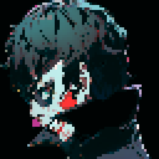 Joker persona 5 head portrait