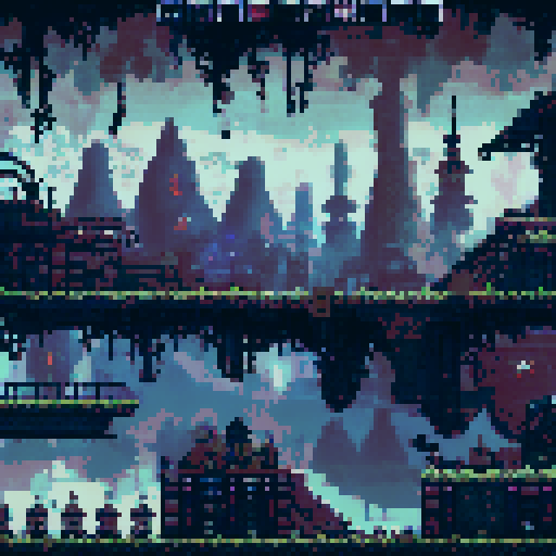 spritesheet (8 by 8 pixels tiles) for a 2D pixel art platformer, grim vampire hunter themed.