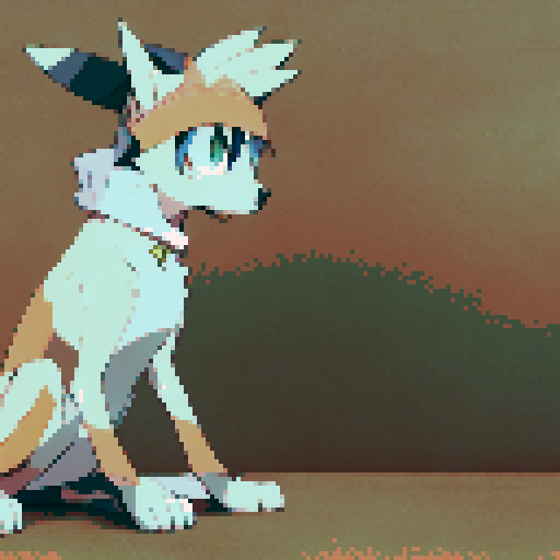 lazy dog anime style