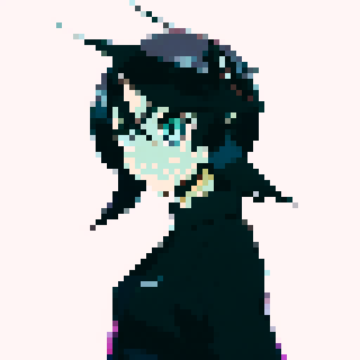 Rukia Kuchiki, black hair, high details