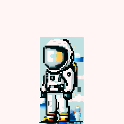 astronaut in a all black space suit
