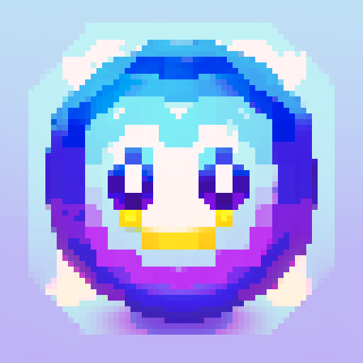 sparkling, semi-transparent slime with a crystalline structure, shimmering facets, bright eyes, cheerful smile, light reflecting inside, pixel art, sRGB