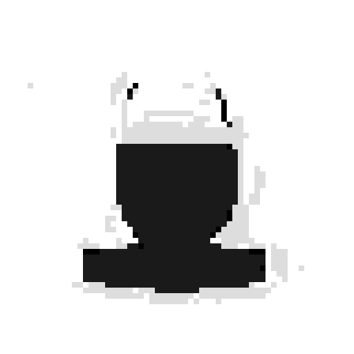 Create an hourglas in black, that is slighly slanted in a rought style on a white background.
