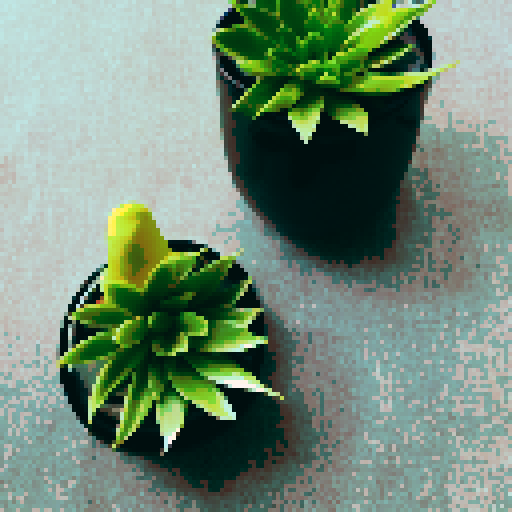 Aloe Vera In a Beautiful Golden Vase