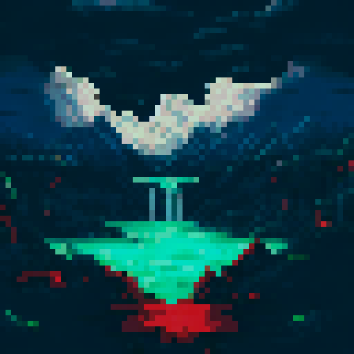 evil mage anime girl, dark and ominous lair, glowing green crystals, swirling mist, flickering candlelight, towering bookshelves filled with ancient tomes, ornate stained glass windows, shadows dancing on the walls, moonlight filtering through, arcane symbols etched on the floor, a hidden entrance behind a waterfall, a secret underground chamber, a landscape of jagged mountains and thunderous storm clouds in the distance