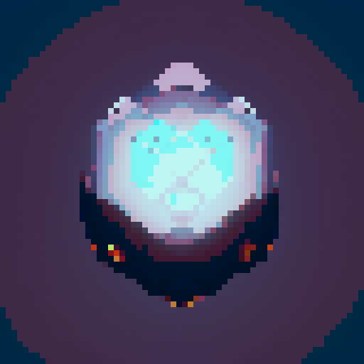 a transparent pure 2d sprite for a space game. It needs to look like the top view of a simple spaceship all by itself with the background transparent ,style of the 80s. The spaceship should not have any shadows.