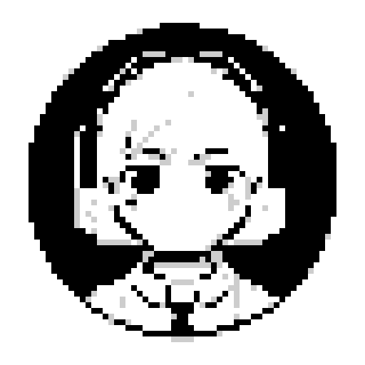 astronaut with a tie, black and white, monochrome, close-up, skill art, game icon, 32x32 pixel art, sRGB, portrait
