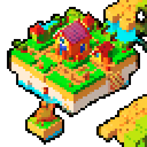 A pixelated land full of money, crypto and all of these rats running around