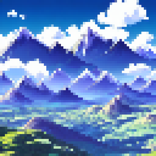 landscape with beautiful mountains
