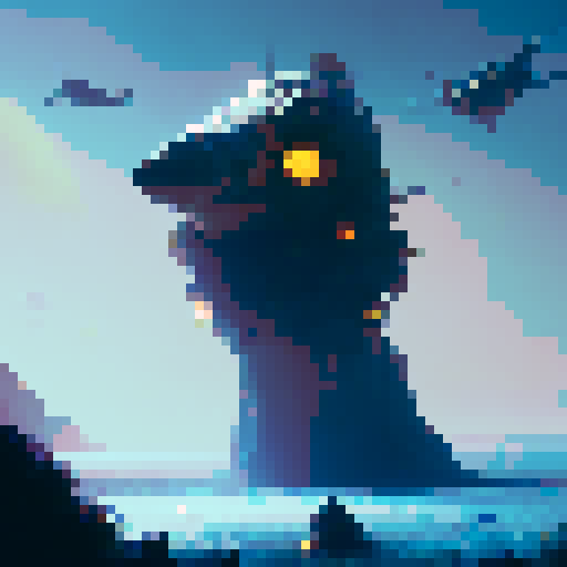 Foxes swimming in the ocean and a person watching the scene confused.