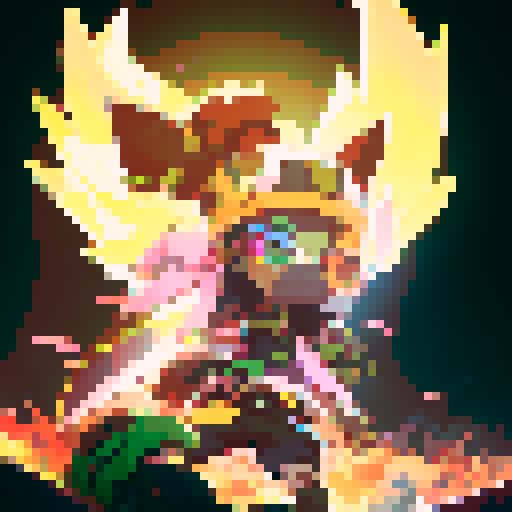 Chibi versions of Fortnite characters, wielding colorful weapons amidst a neon-lit landscape filled with dancing llamas and exploding piñatas.