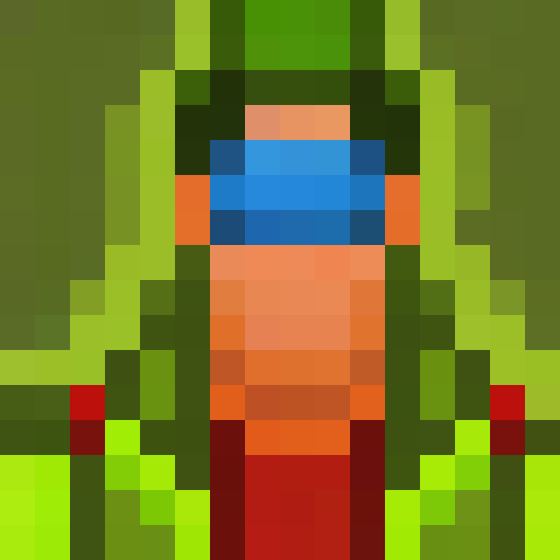 A green survival rucksack backpack