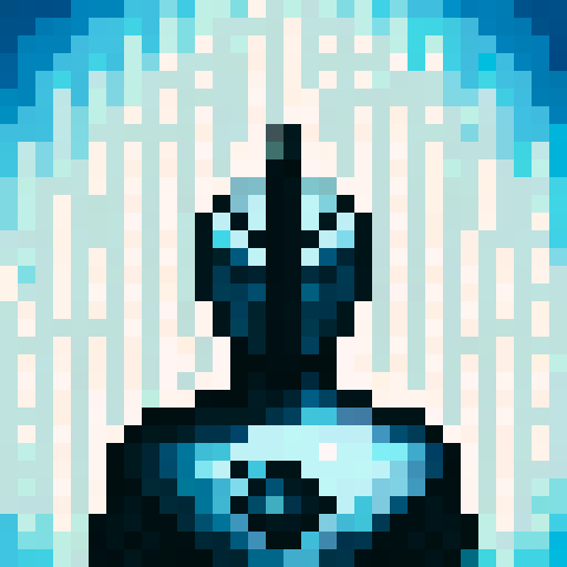 iron armour, game icon, 32x32 pixel art, sRGB, skill art, close up, portrait, metallic texture, intricate detailing, shining reflections, battle-worn aesthetic, embossed patterns, strategic color palette, sharp edges