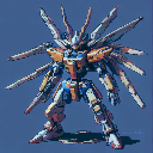 Police, gundam, mecha