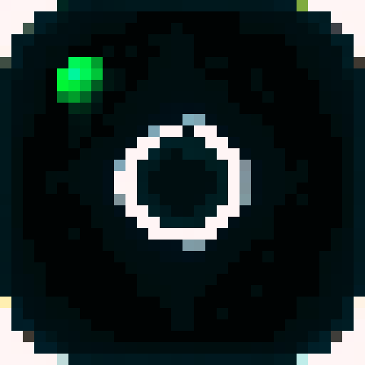 tech logo, vibrant colors, futuristic design, 32x32 pixel art, detailed shading, sRGB palette, game icon, close-up shot, skillful rendering, portrait orientation