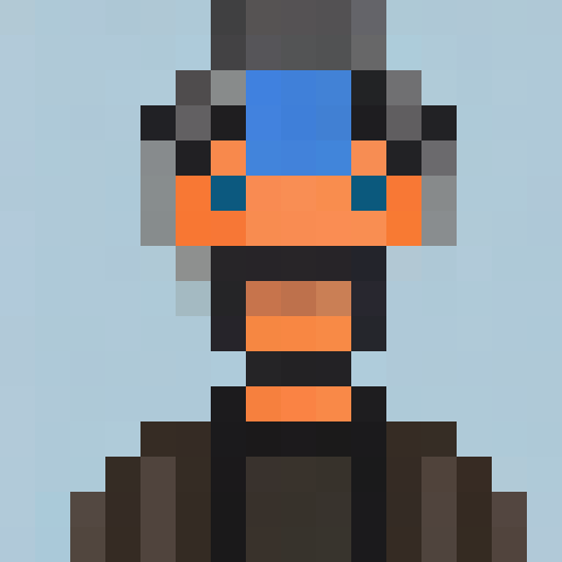 chico, chibi estilo pokemon gba de cabello azul, ojos negro, sueter, negro azulado oscuro, cuello blanco de algodon,  camisa blanca, pantalin negro azulado oscuro, zapatillas blancas