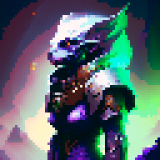 create an earth element white skinned bulky death knight with an emerald and earth inspired color palette. I need the knight to look very intimidating.