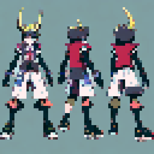 Valorant character, jrpg style