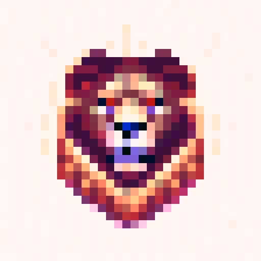 Summon Lion Spell Icon, close up, portrait