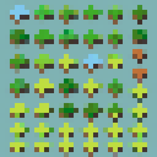 generate 9 tiles that can be combined together to create a map, make them grass
