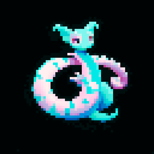 a merge between a proygon and dragonair