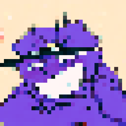 Purple guy, flirting