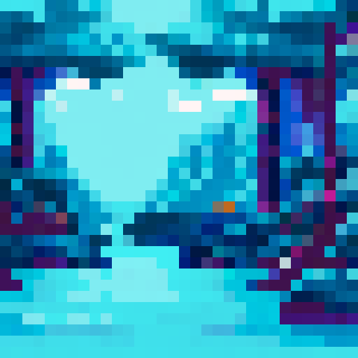 A fjord in norway, frigid cold temperatures, icy blues and teals
