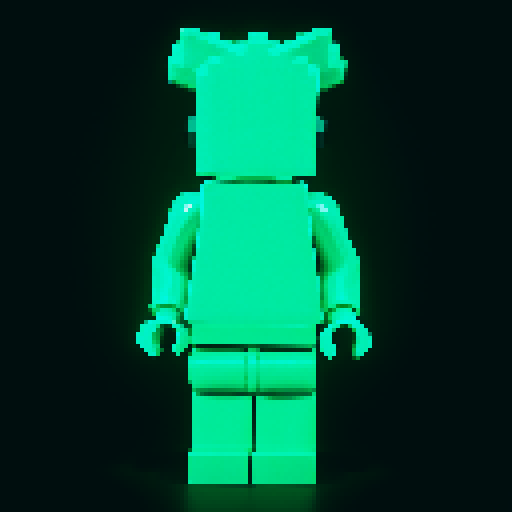 colorful pixel lego blocks arranged in a playful, vibrant composition, showcasing the intricate details and vibrant colors of pixel art in the sRGB color space