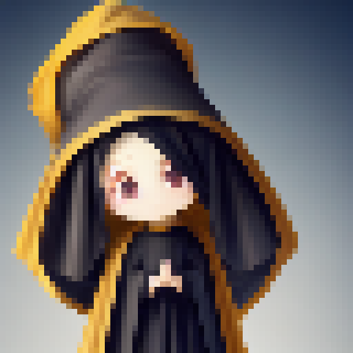a chibi nun
