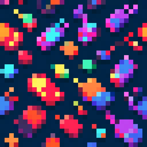 Walkie talkie, retro, pixelated, vibrant colors, sRGB, miniature, handheld device, antenna, buttons, dials, illuminated screen