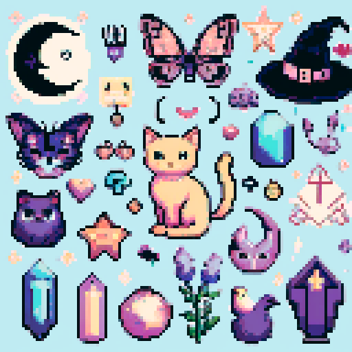 witchy motifs whimsical