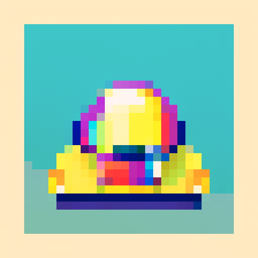 Space helmet, praying mantis, vibrant colors, pixelated, angular lines, retro aesthetic, 8-bit graphics, blocky design, futuristic, neon shades