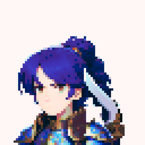 Fire emblem character, intense expression, wielding a sword, intricate armor details, sRGB, game icon, skill art, close up, portrait