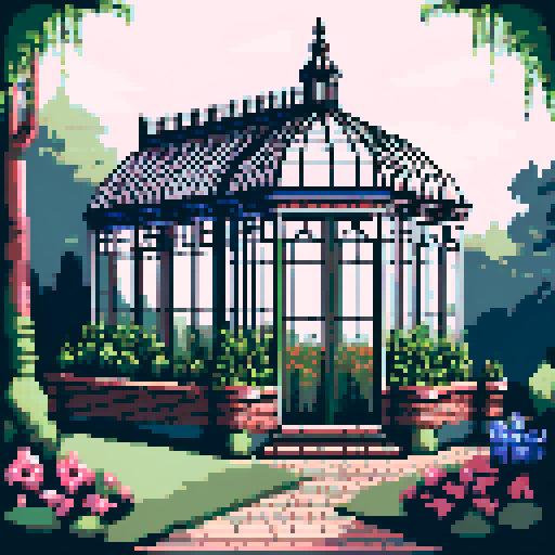a victorian conservatory greenhouse 