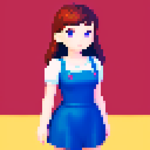 A young lovely girl; full figure picture