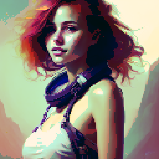 beautiful young woman, redhead, bobcut, strapless shirt, jeans, high heels, beach, smile