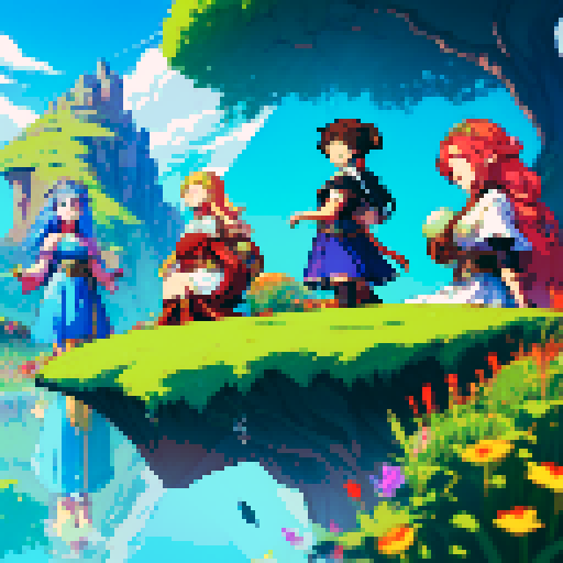 Four goddesses create the world.