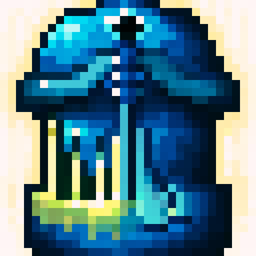 make a pixel art tower 2d and make it tall
