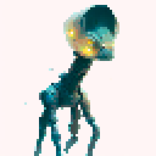 A rock golem with a large head, fantasy rpg