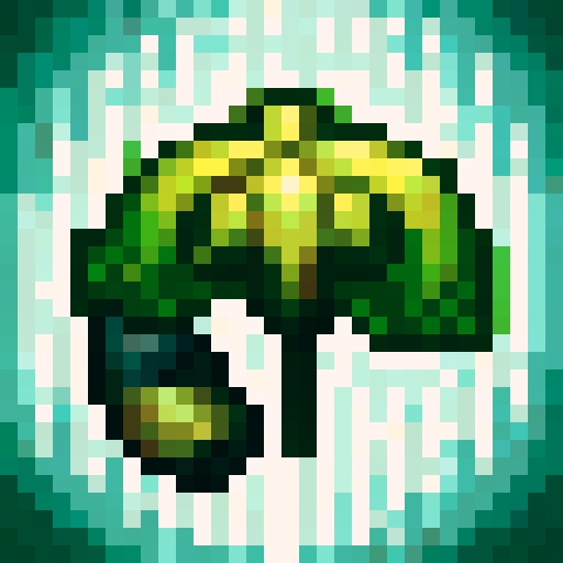 a topiary plant asset in a decorative pot from an art nouveau garden