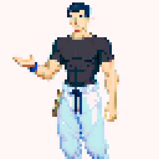 Pixel Art,Male