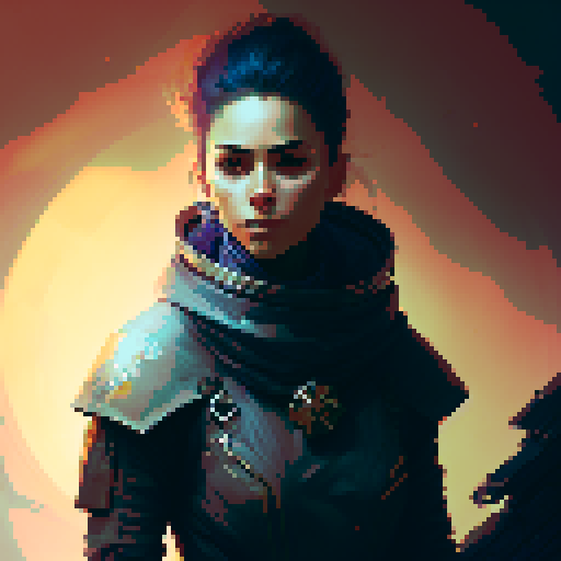 Female Thief, stealthy, slyly evading detection, with a thin frame, Looking around, in a fantasy RPG art style