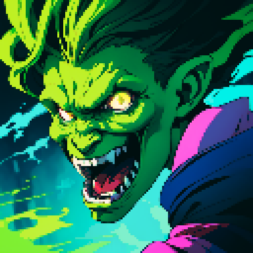 ooze looming over hero